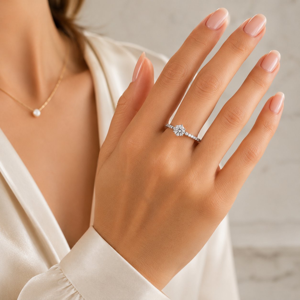 Anillo Zirconia Plata Ley 925