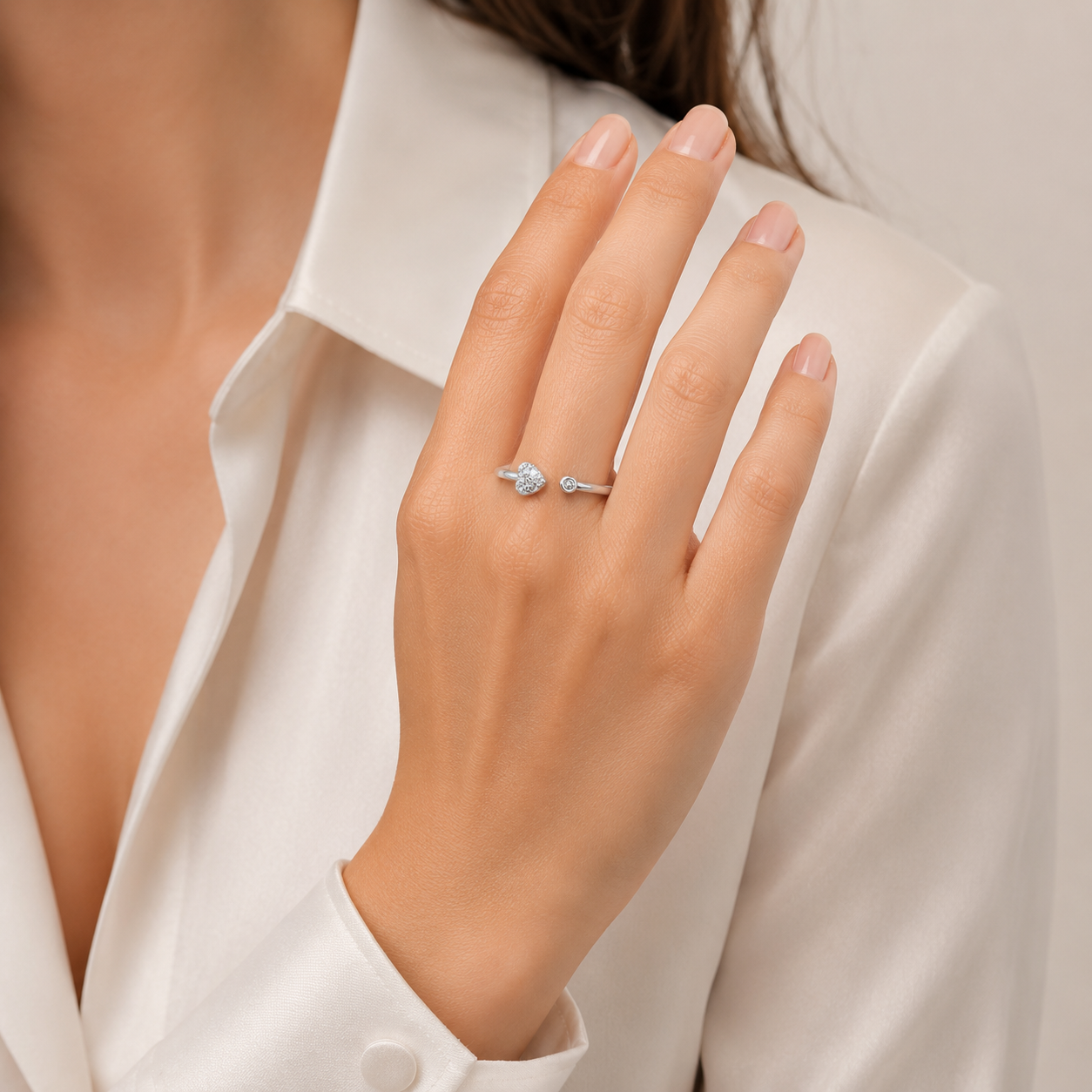 Anillo Ajustable Plata Ley 925