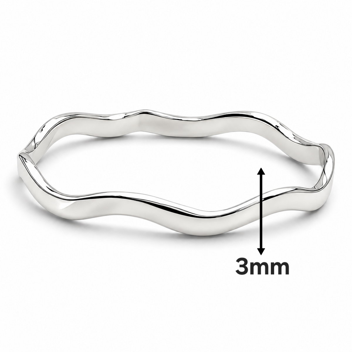 Anillo Liso Plata Ley 925