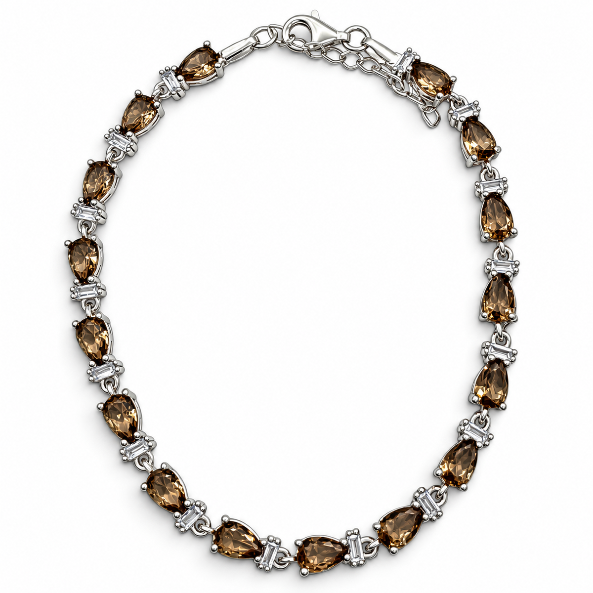 Pulsera Gotita Zultanita Plata Ley 925