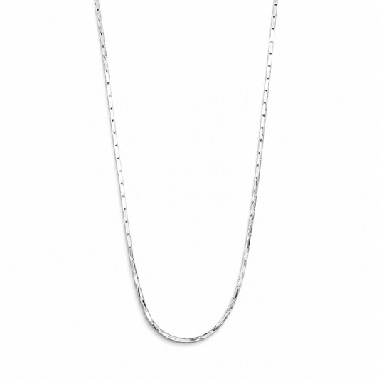 Cadena Ligera 1mm Plata Ley 925