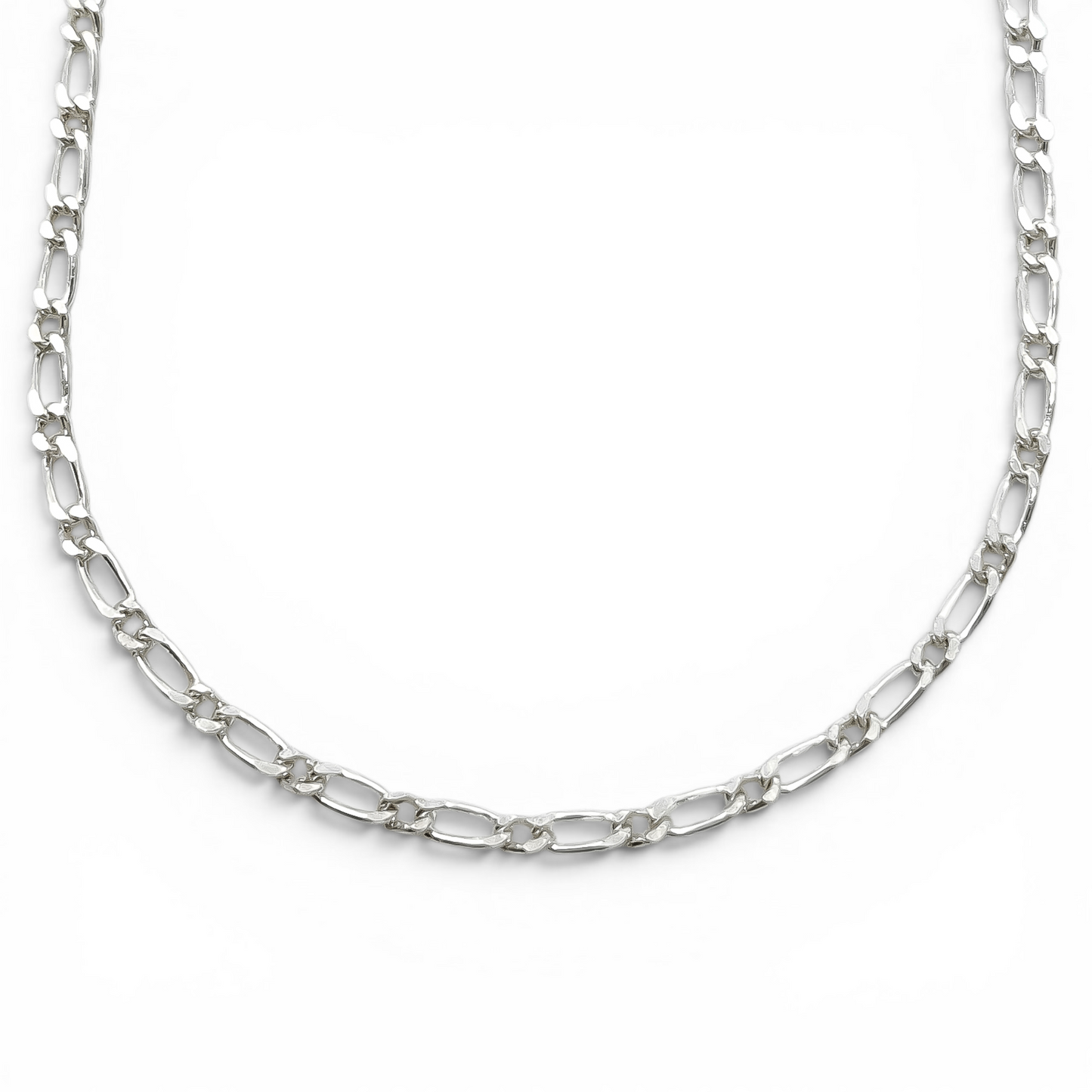 Cadena 1x1 2mm Plata Ley 925