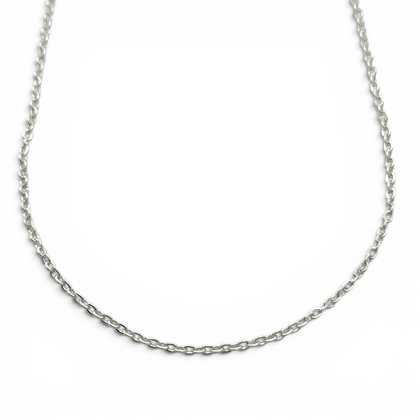 Cadena Ligera 1mm Plata Ley 925