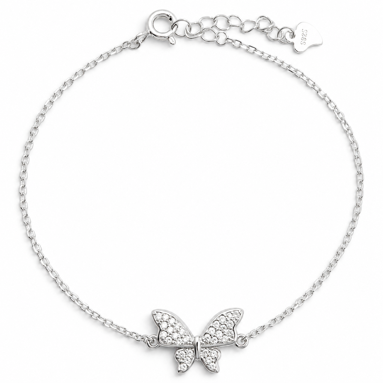 Pulsera Mariposa Zirconia