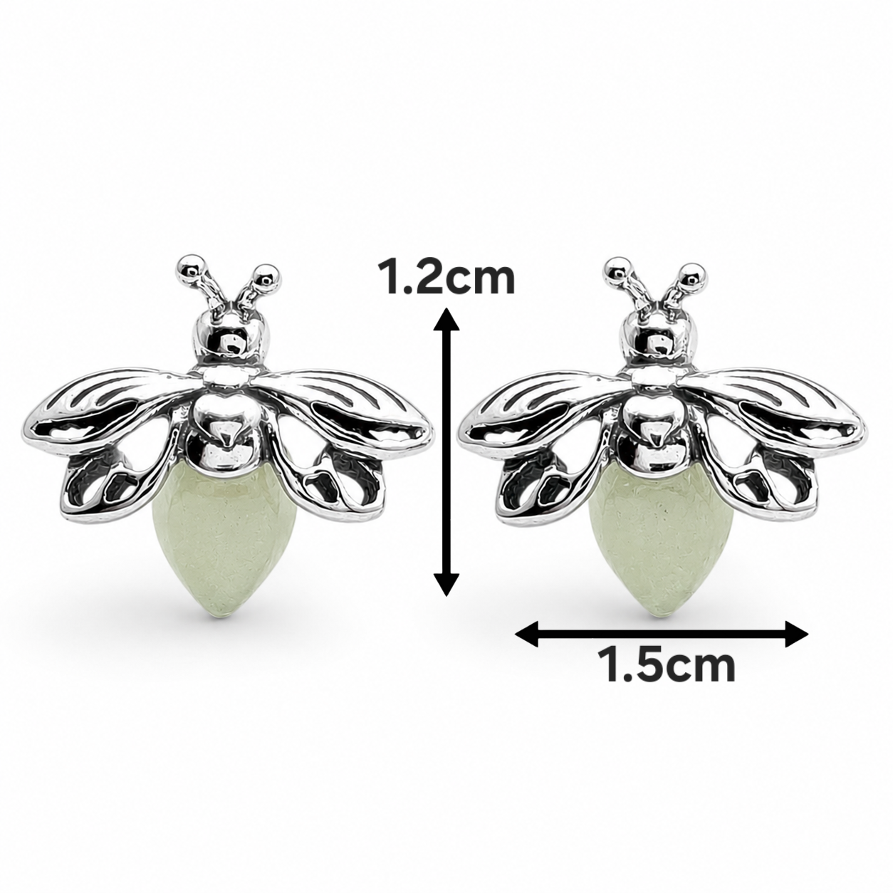 Arete Luciernaga Plata Ley 925
