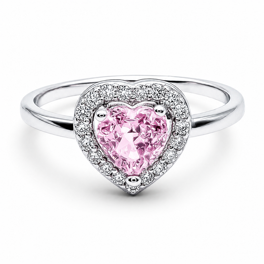 Anillo Corazon Liso RS Plata Ley 925