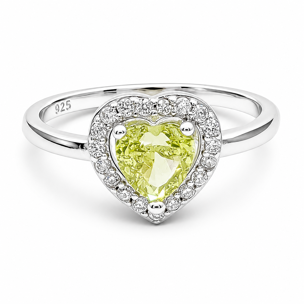 Anillo Corazon Liso VL Plata Ley 925