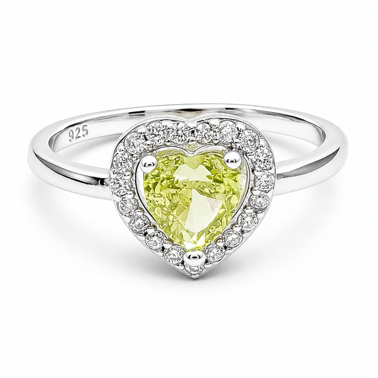 Anillo Corazon Liso VL Plata Ley 925