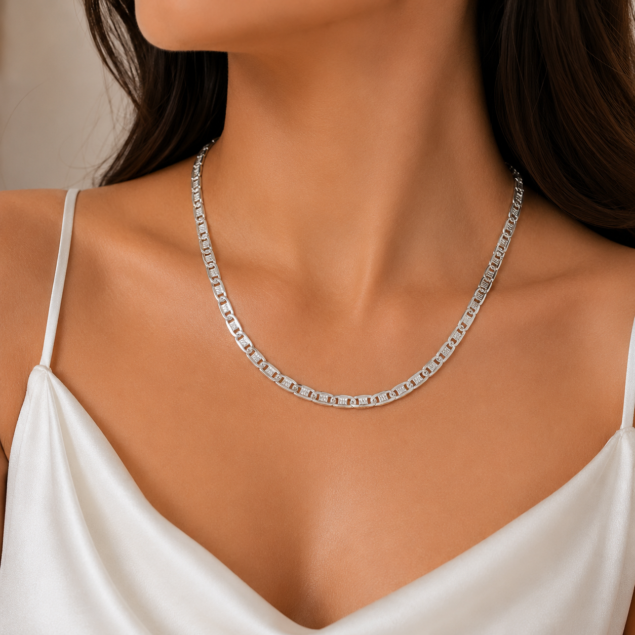 Cadena Gucci 3mm Plata Ley 925
