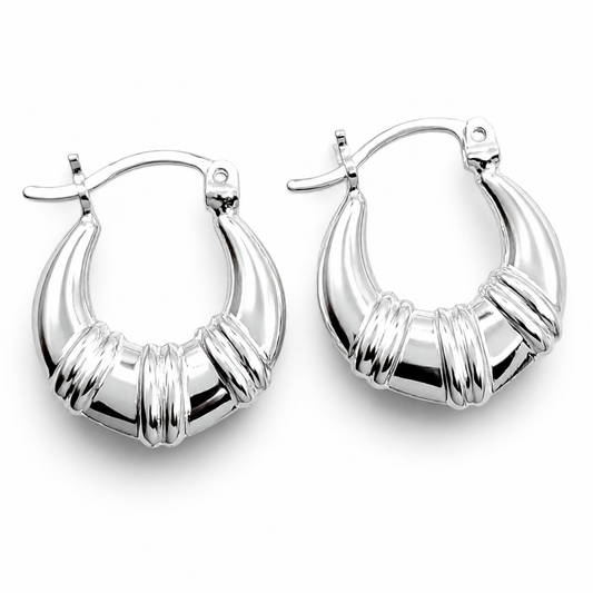 Arracada Canasta Plata Ley 925