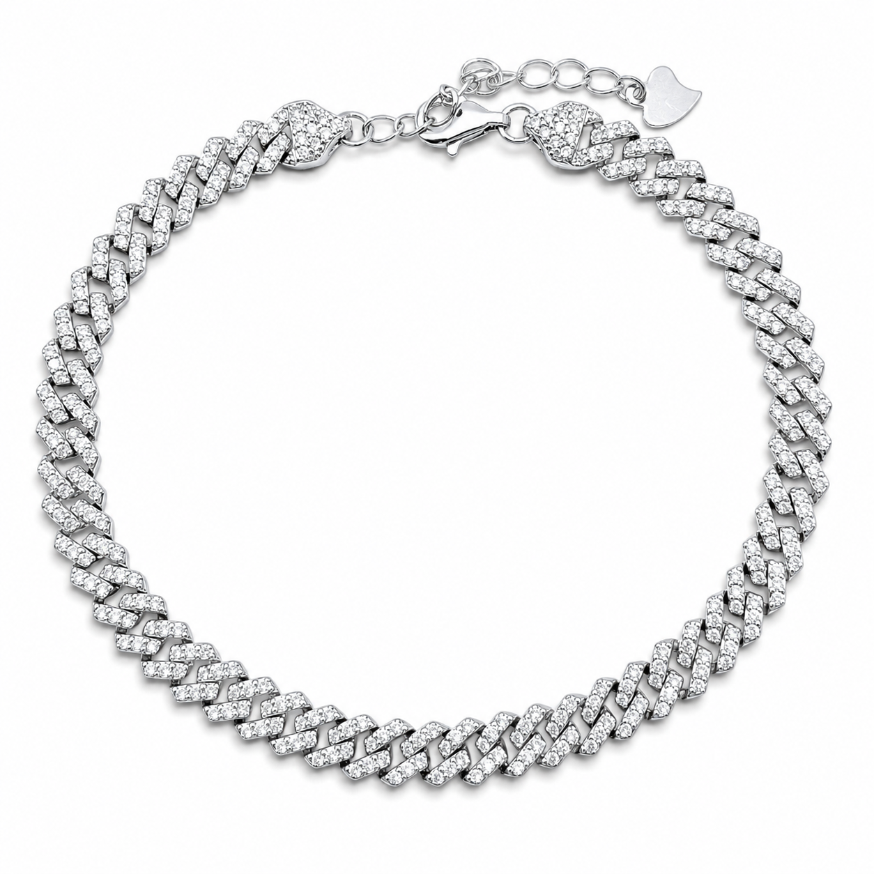 Pulsera Zirconia Plata Ley 925