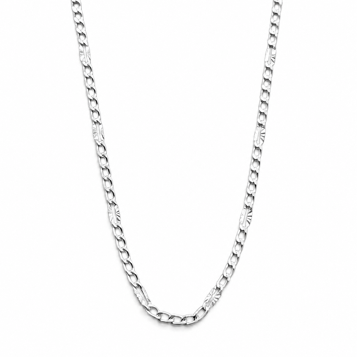 Cadena Delgada 1mm Plata Ley 925