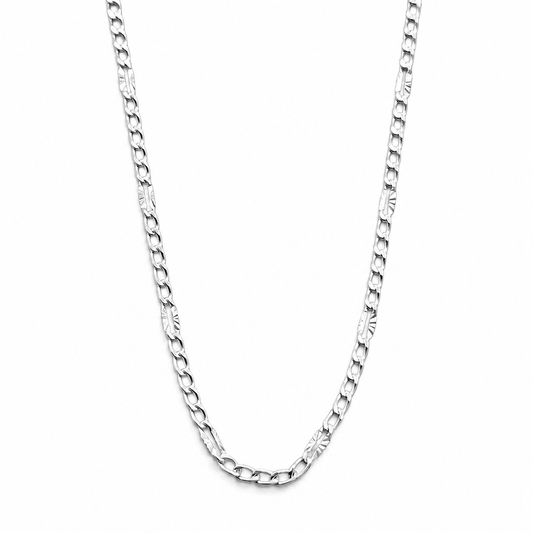 Cadena Delgada 1mm Plata Ley 925
