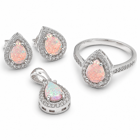Set Opalo Rosa Gota