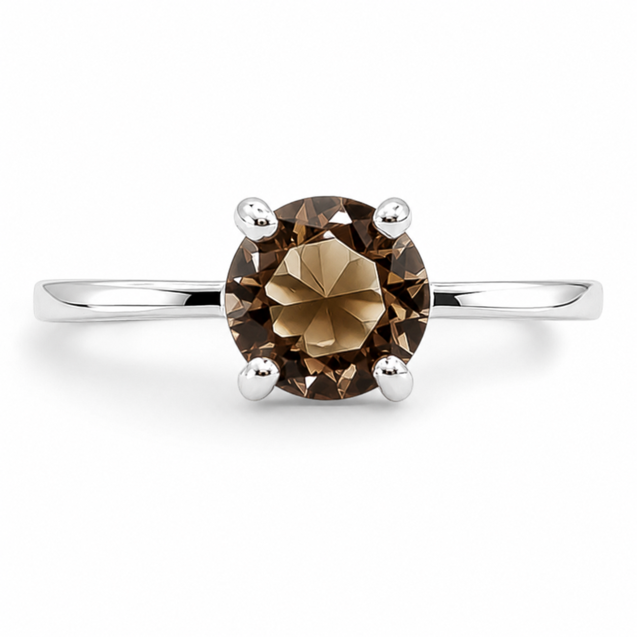 Anillo Redondo Zultanita Plata Ley 925