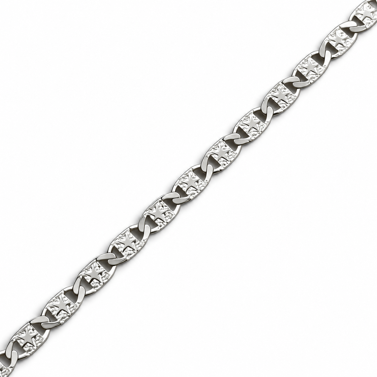 Pulsera Planchada Ligera Plata Ley 925