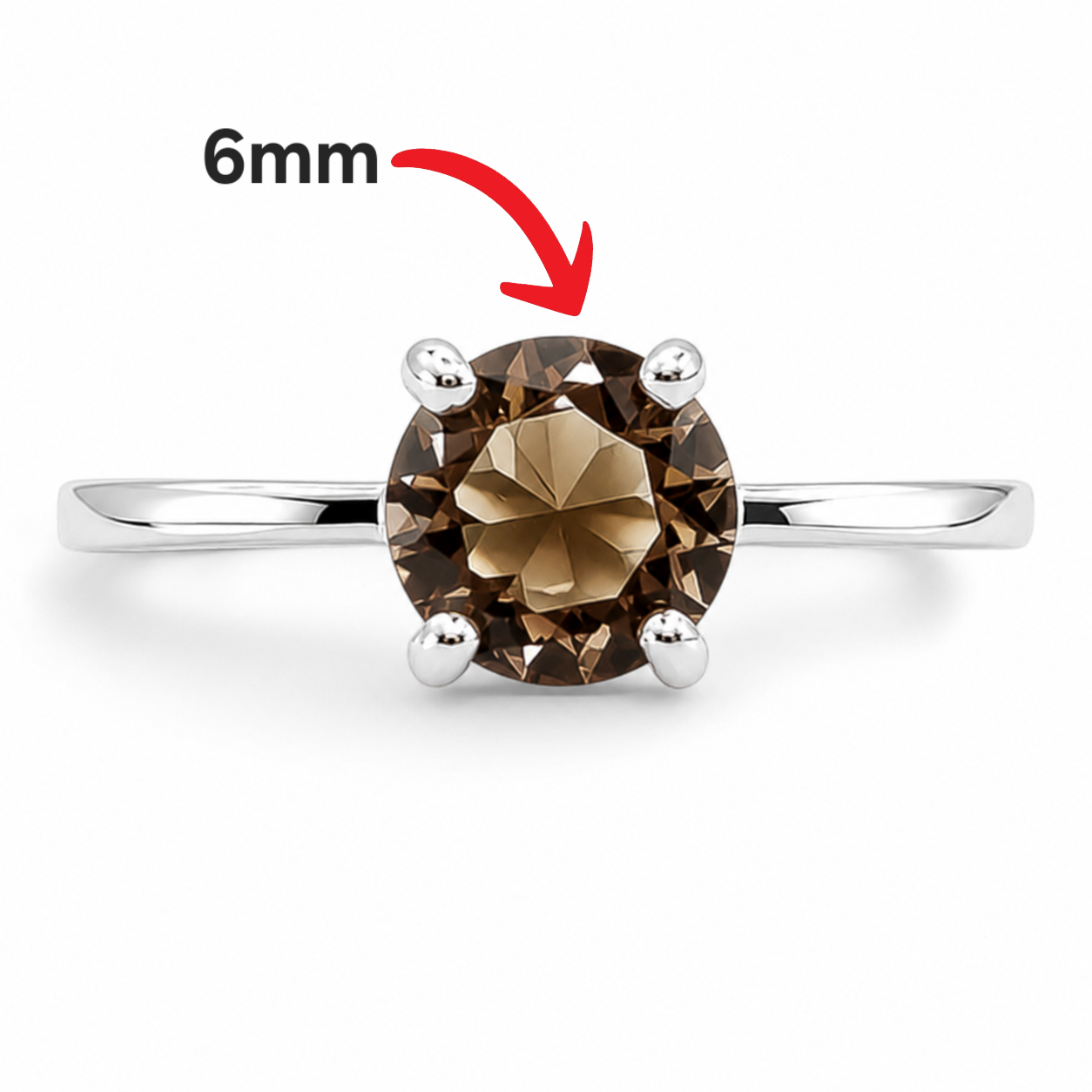 Anillo Redondo Zultanita Plata Ley 925