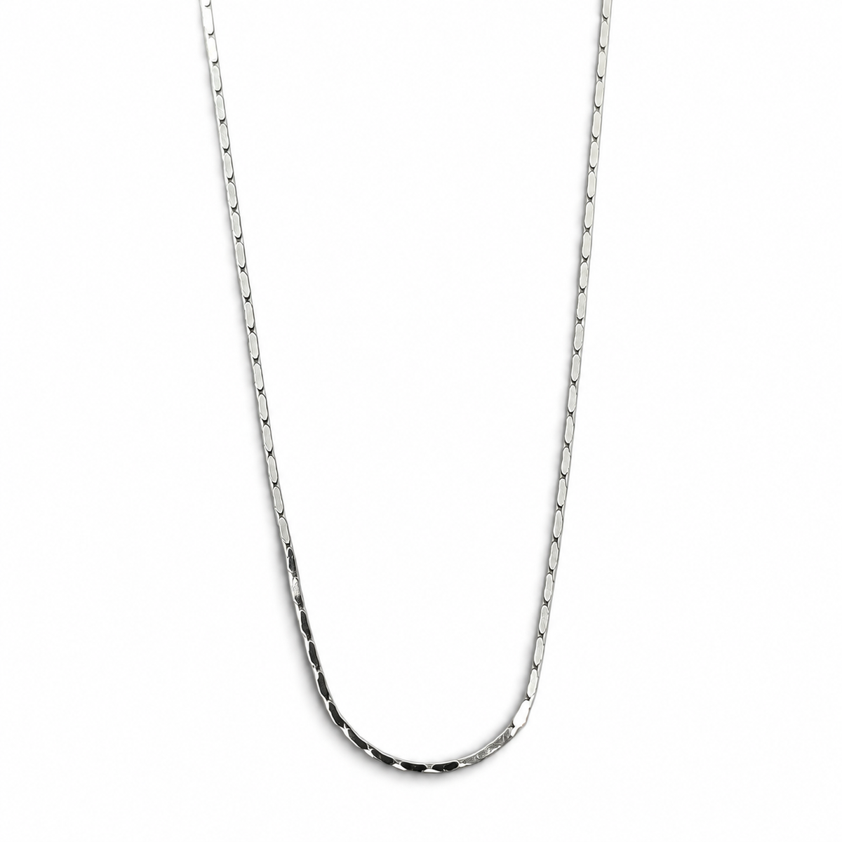 Cadena Ligera 1mm Plata Ley 925