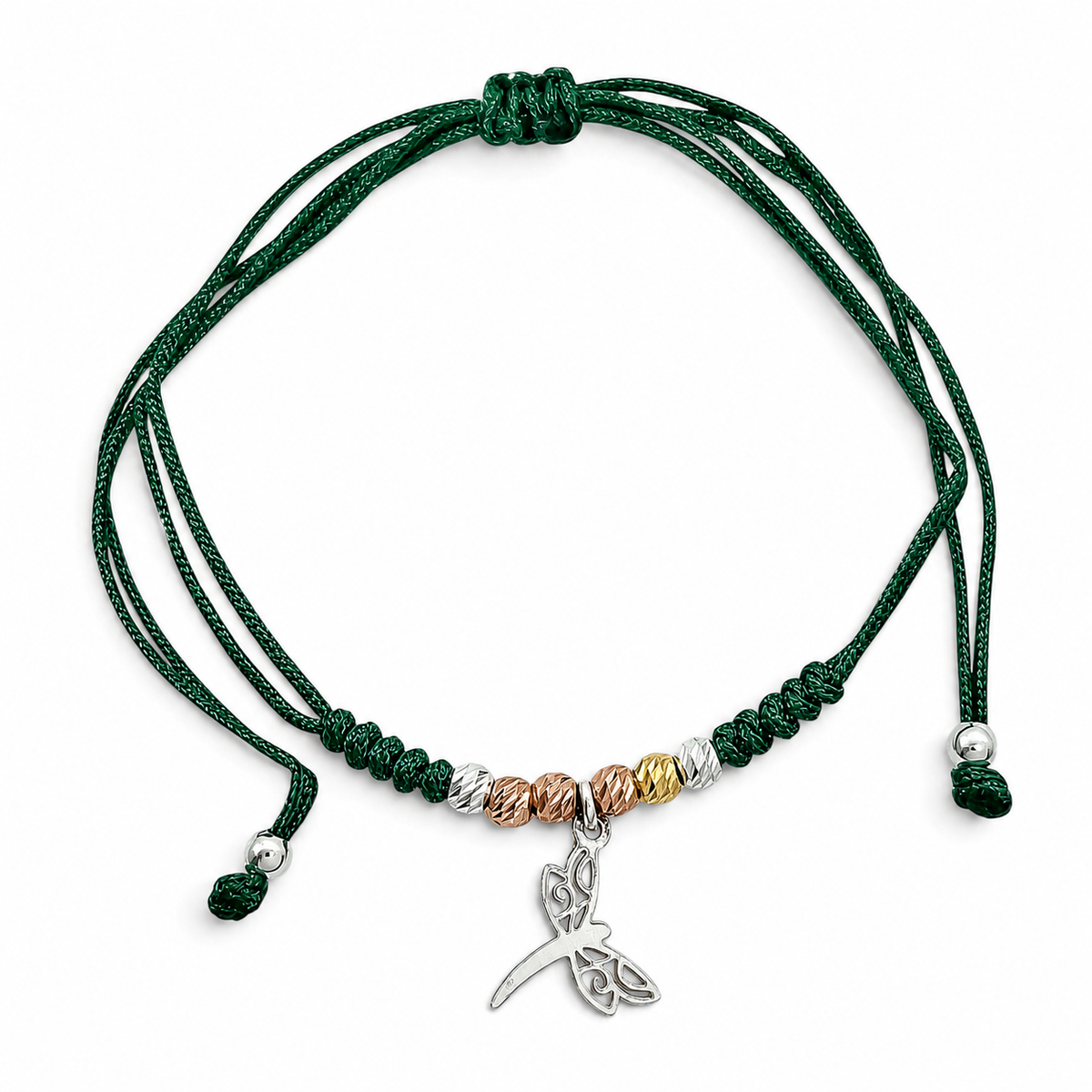 Pulsera Libelula Plata Ley 925