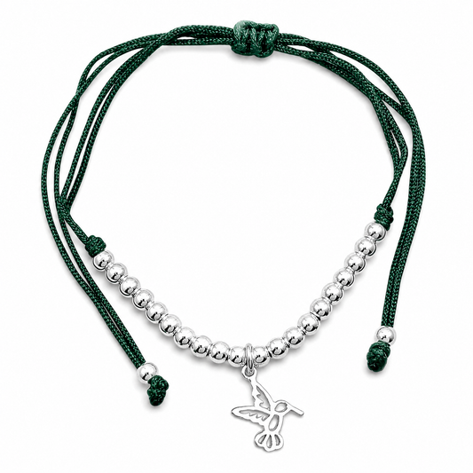 Pulsera Colibri Plata Ley 925