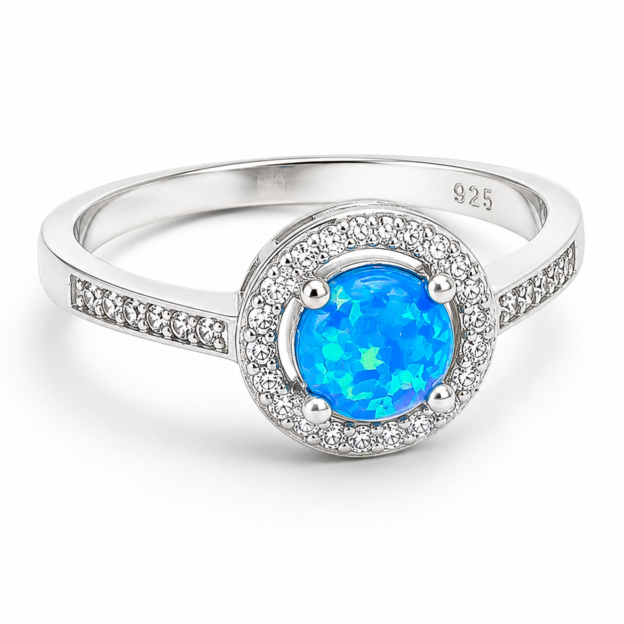 Anillo Opalo Azul