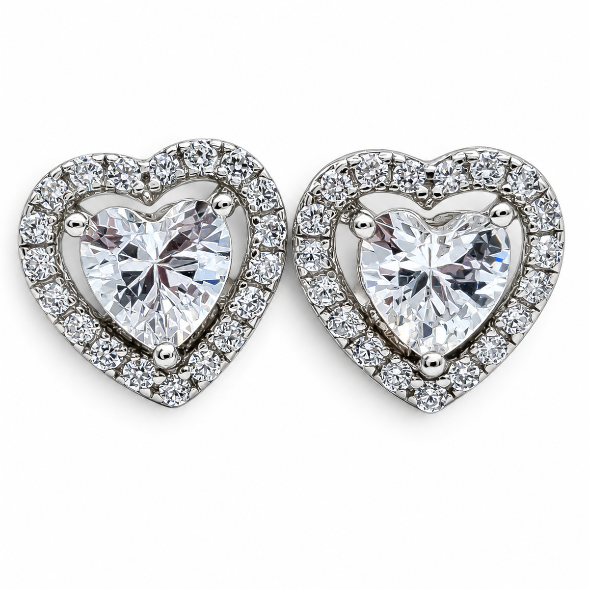 Arete Corazon Plata Ley 925
