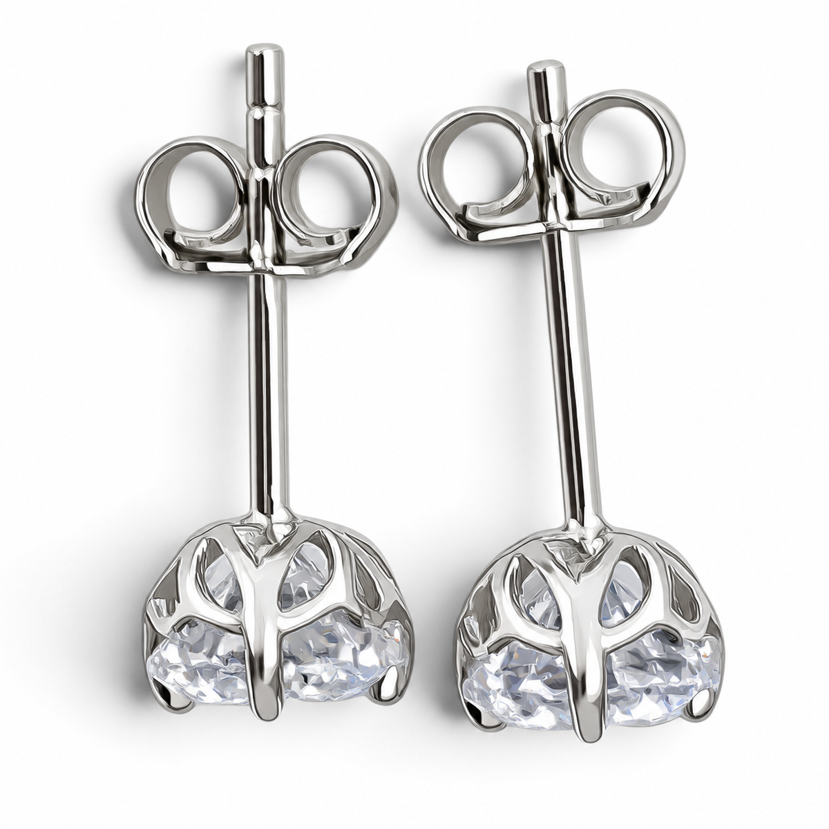 Arete Zirconia Plata Ley 925