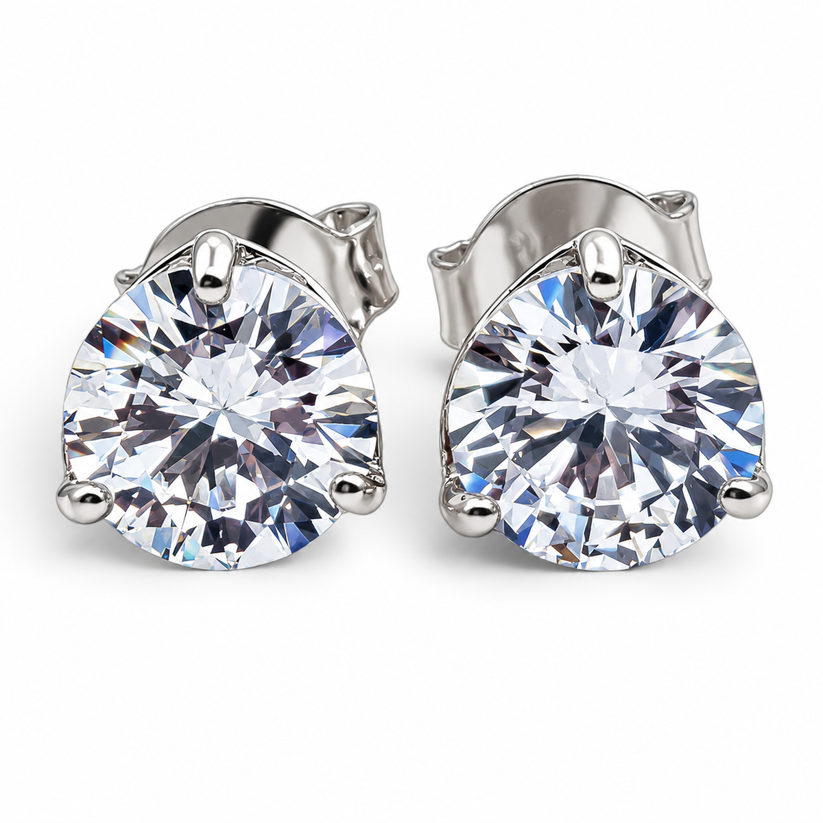 Arete Zirconia Plata Ley 925