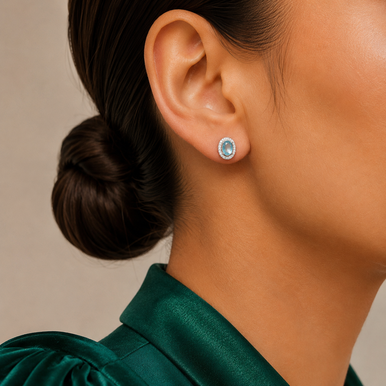 Arete Aqua Plata Ley 925