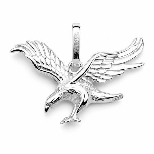 Dije Aguila Vuelo Plata Ley 925