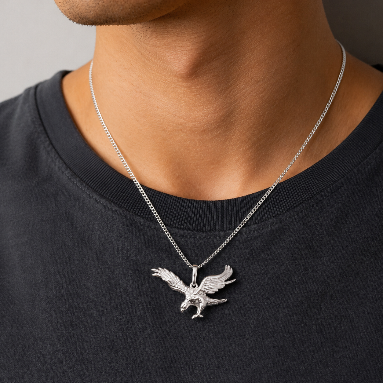 Dije Aguila Vuelo Plata Ley 925