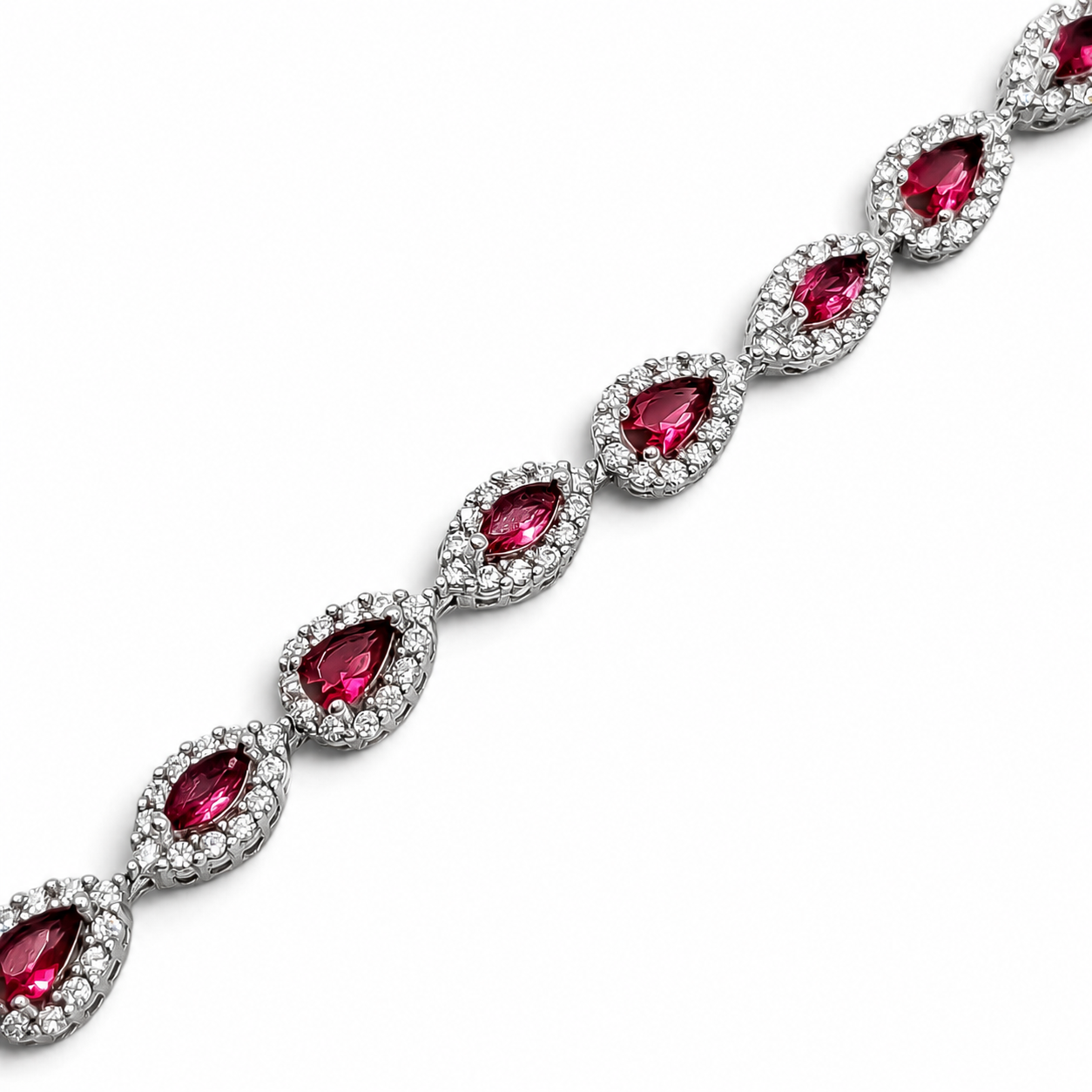 Pulsera Fiusha Plata Ley 925