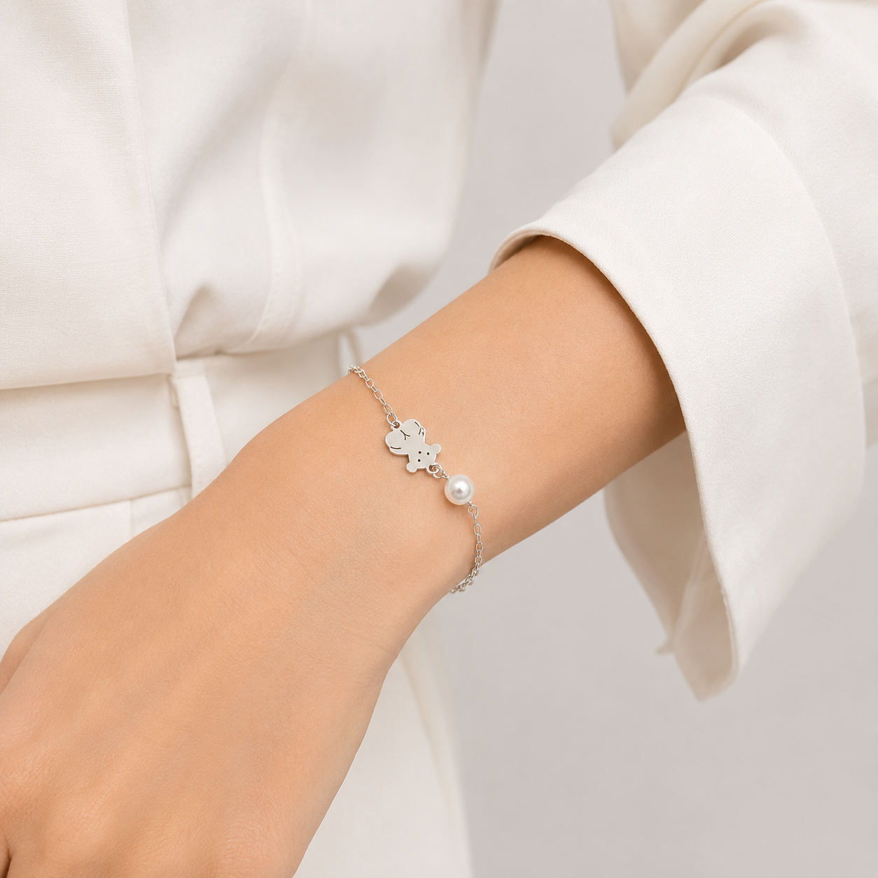 Pulsera Oso Perla