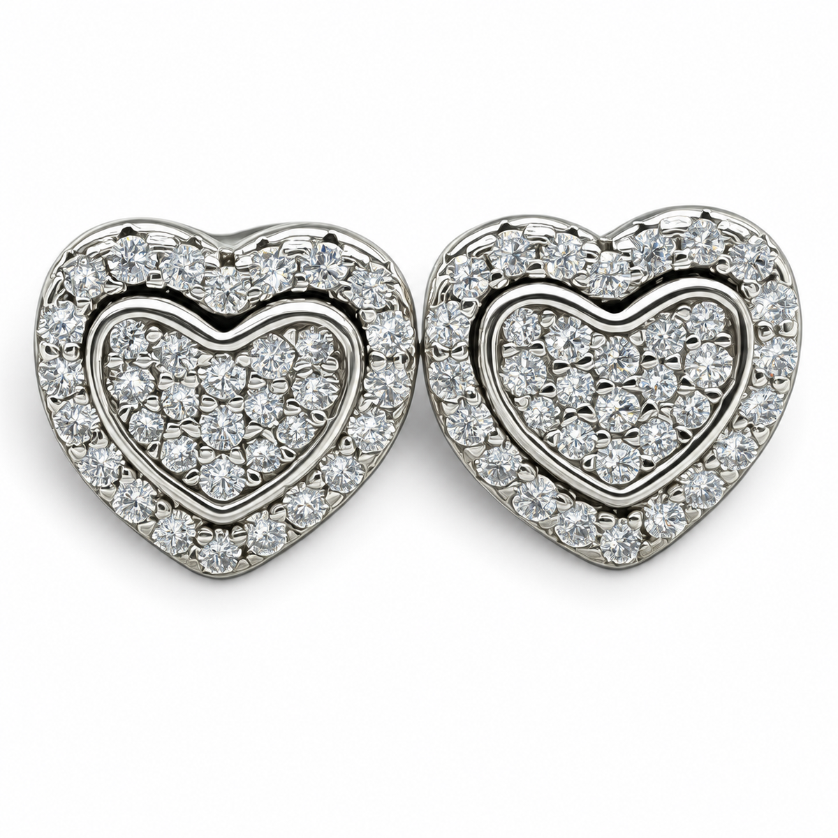 Arete Corazon Zirconia Plata Ley 925