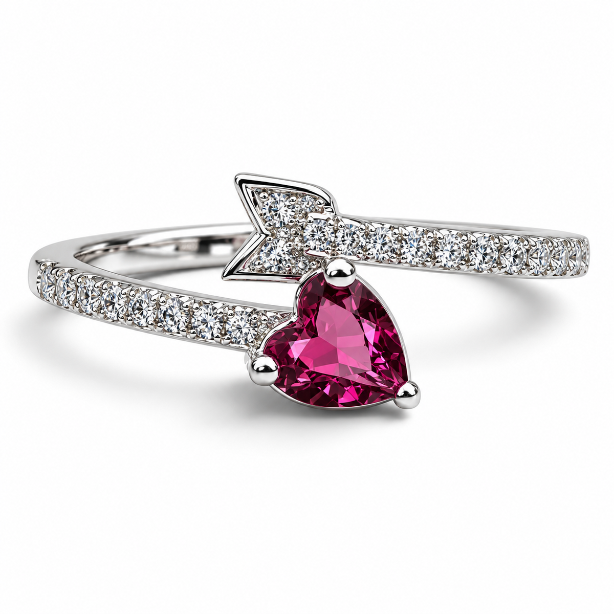 Anillo Corazoncito Plata Ley 925