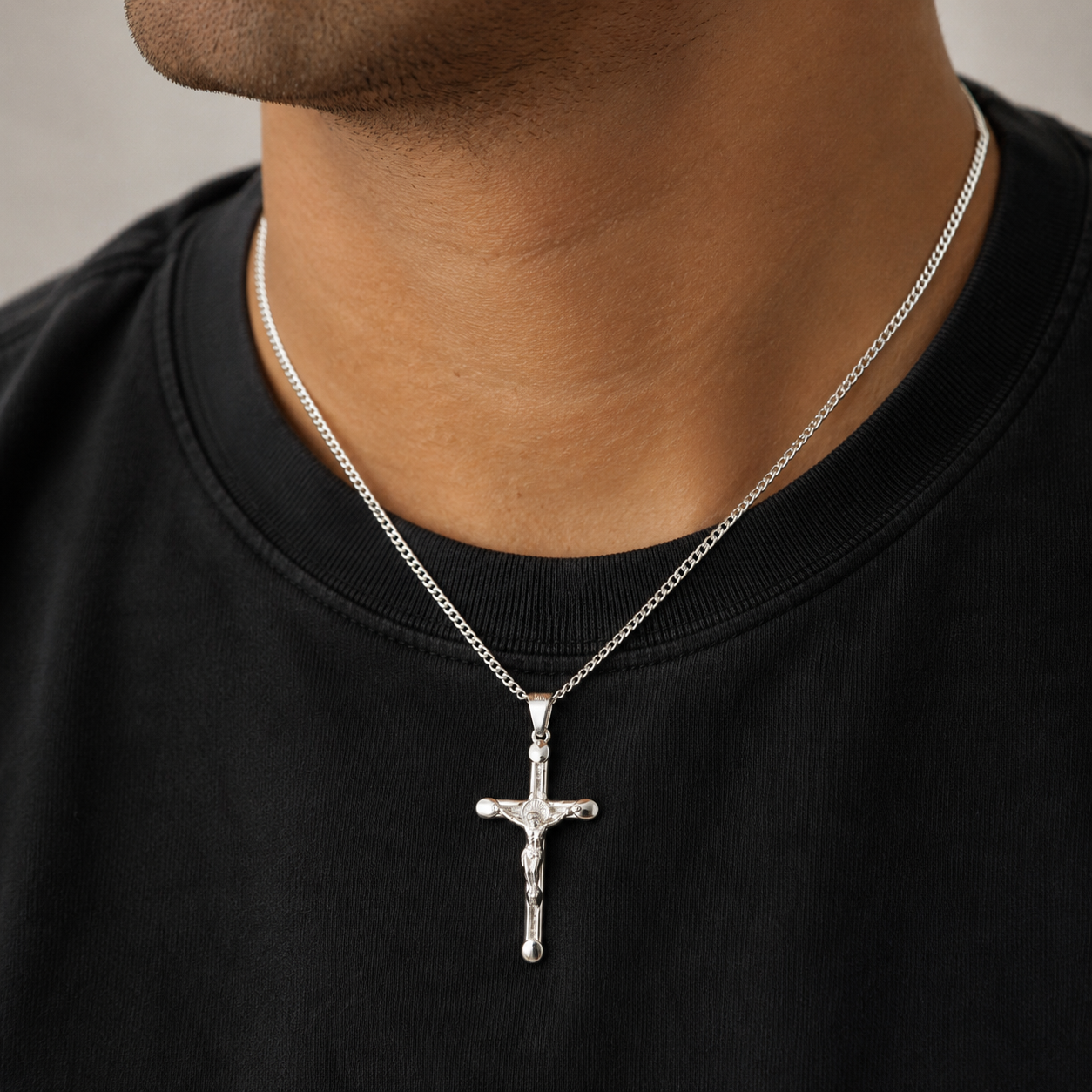 Dije Cristo Plata Ley 925