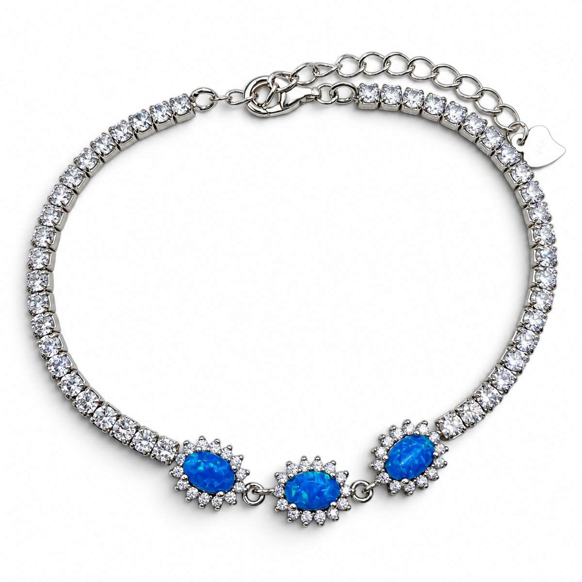 Pulsera Opalo Sol Plata Ley 925