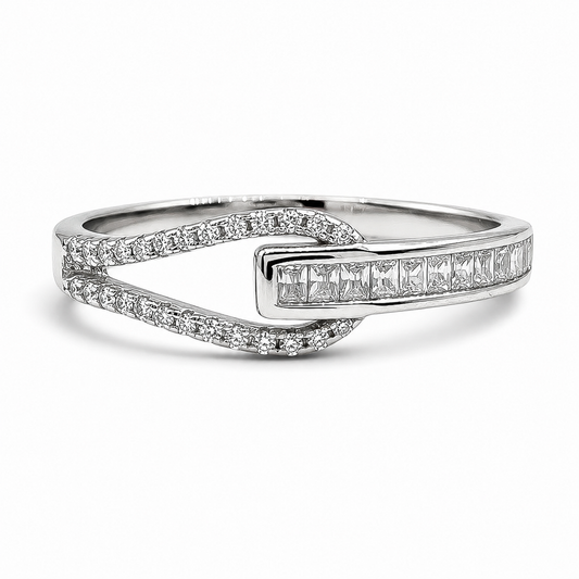 Anillo Zirconia Plata Ley 925