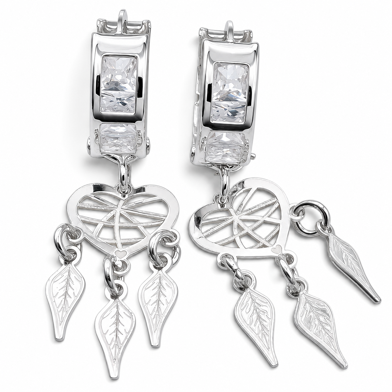 Hugguies Corazon Atrapasueños Plata Ley 925