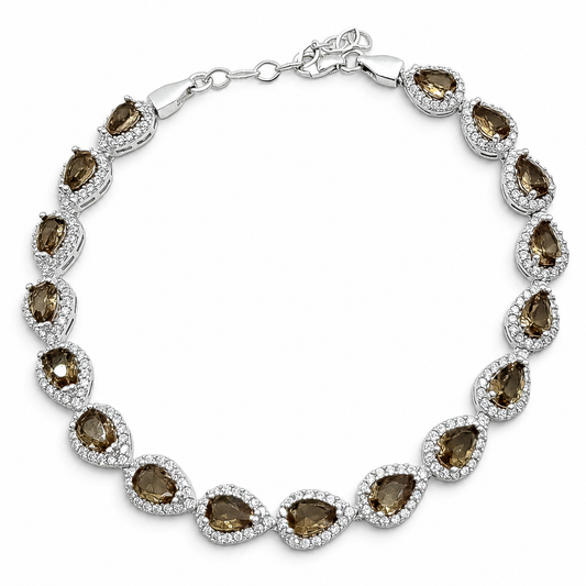 Pulsera Gota Zultanita Plata Ley 925