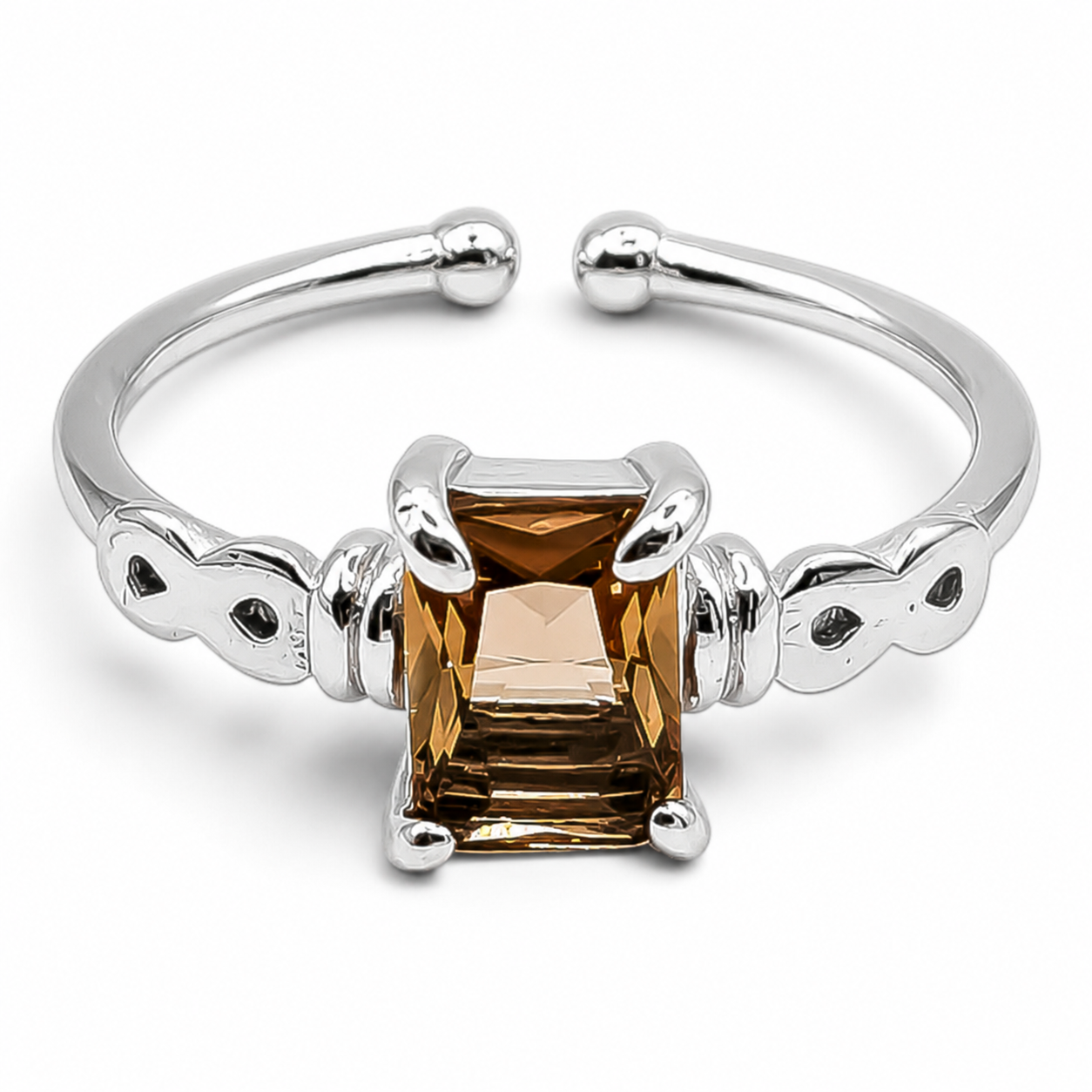 Anillo Zultanita Ajustable Plata Ley 925