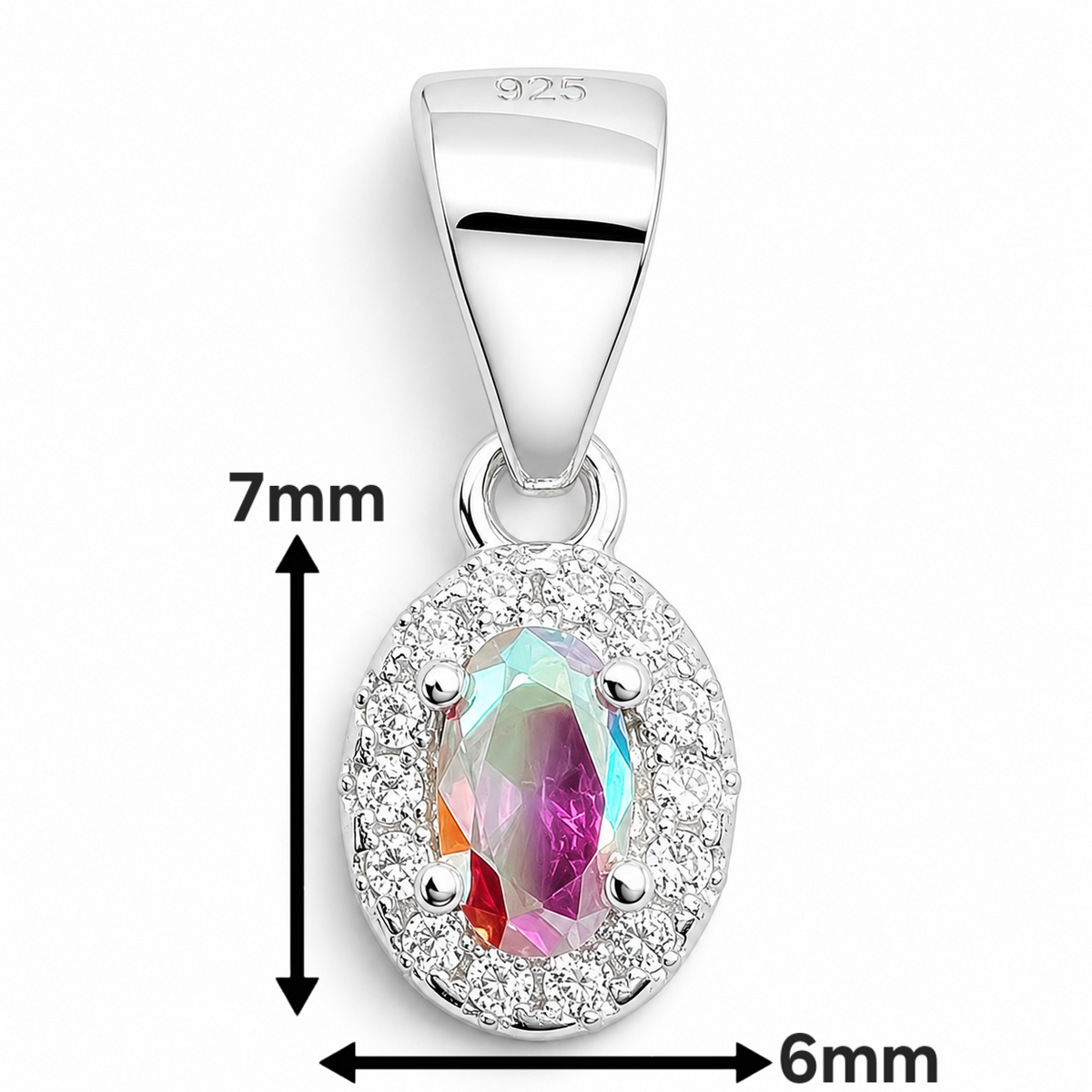 Set Zirconia Tornazol Plata Ley 925