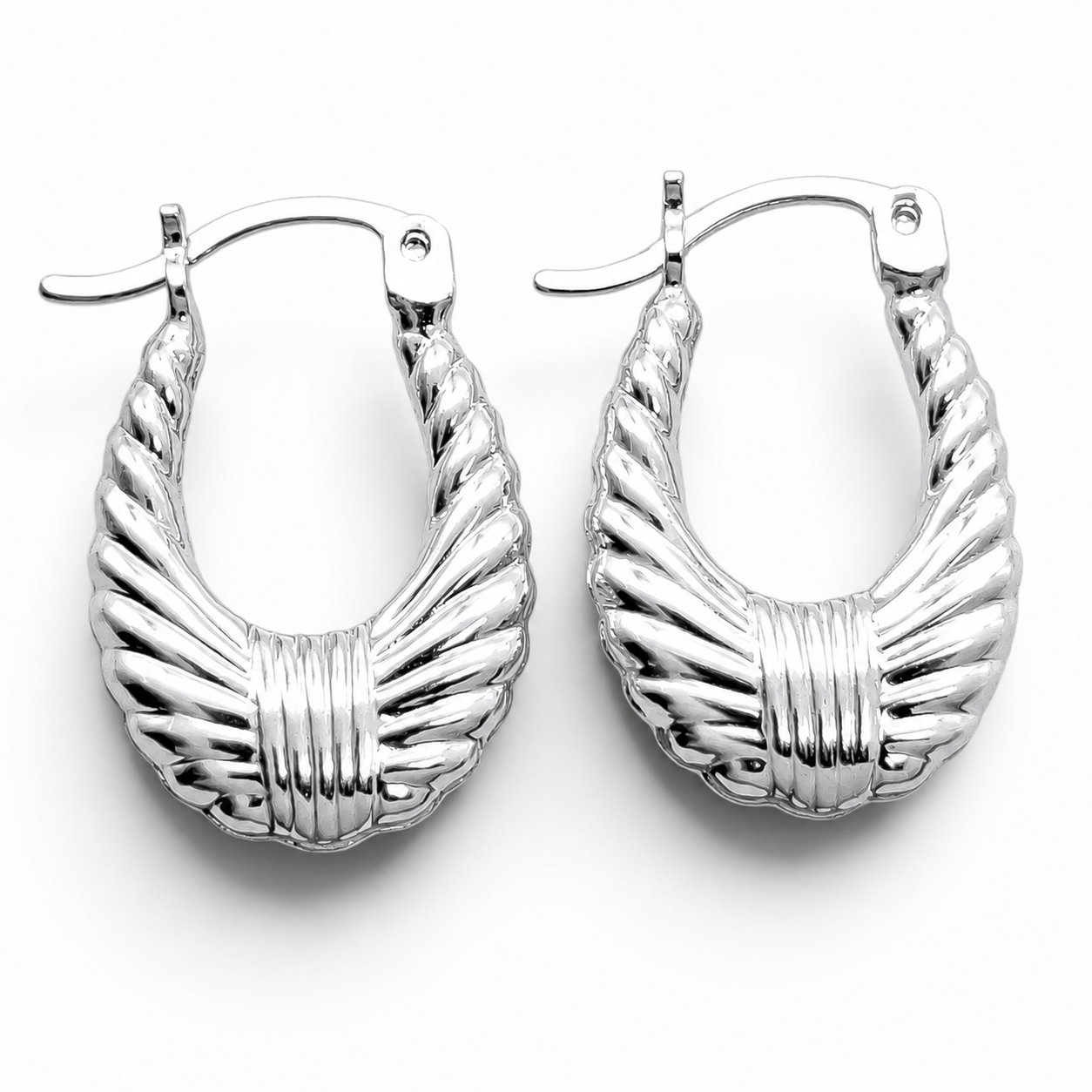 Arracada Canasta Chica Plata Ley 925