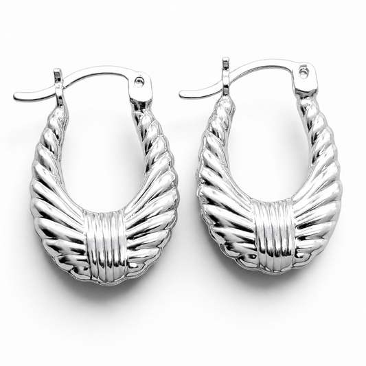 Arracada Canasta Chica Plata Ley 925