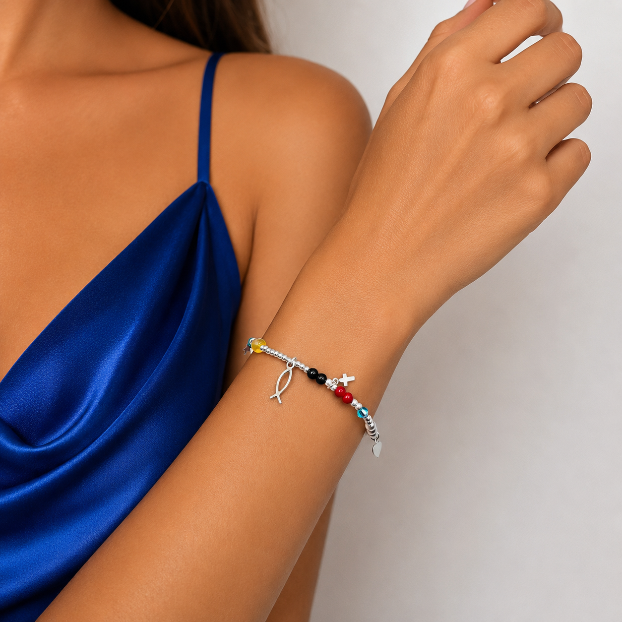 Pulsera Historia Jesus Plata Ley 925