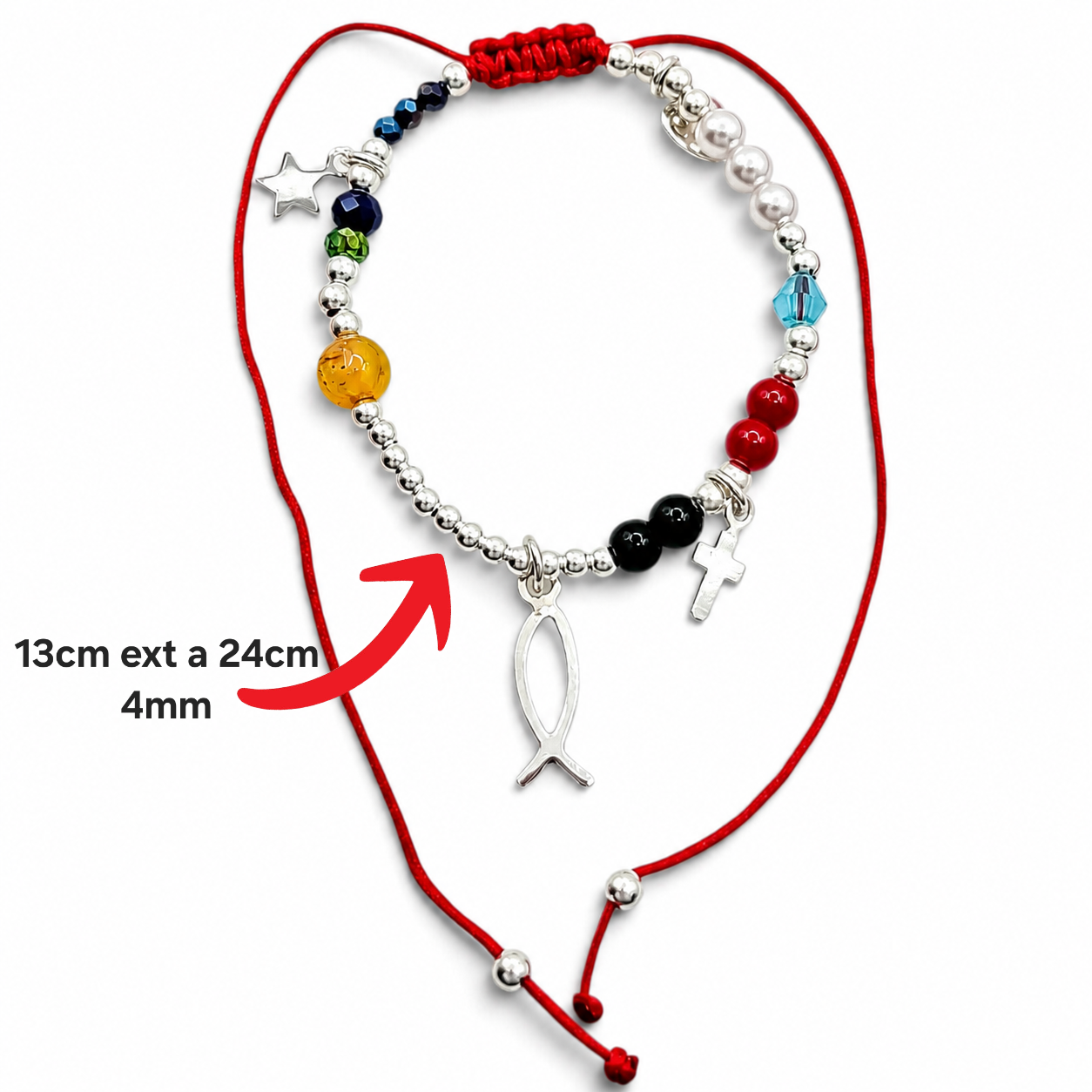 Pulsera Historia Jesus Plata Ley 925