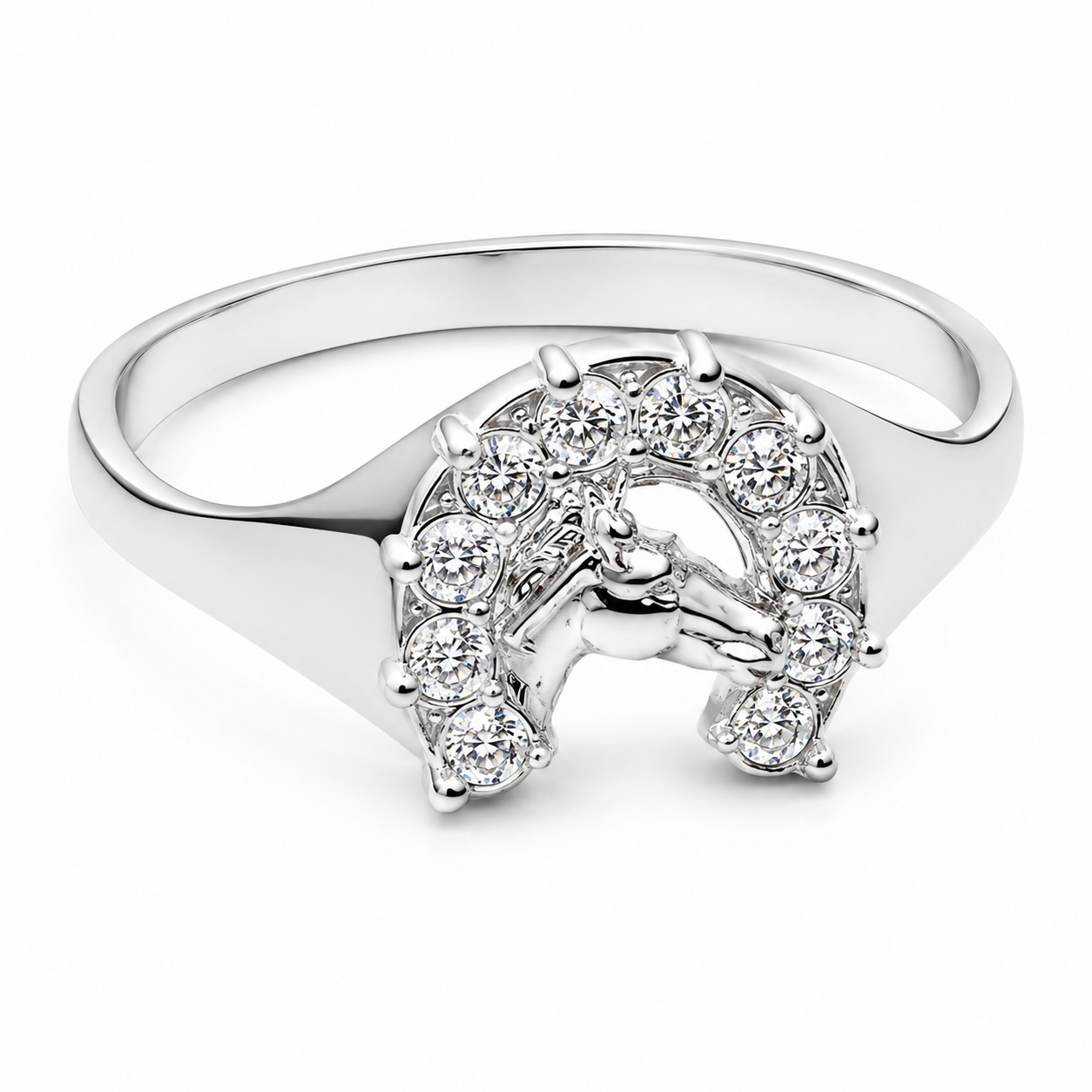 Anillo Caballo Blanco