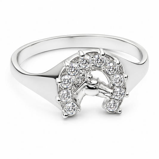 Anillo Caballo Blanco