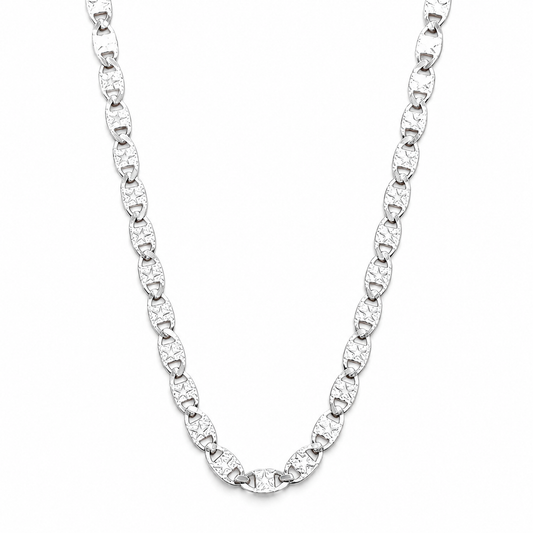 Cadena Planchada Ligera 2mm Plata Ley 925