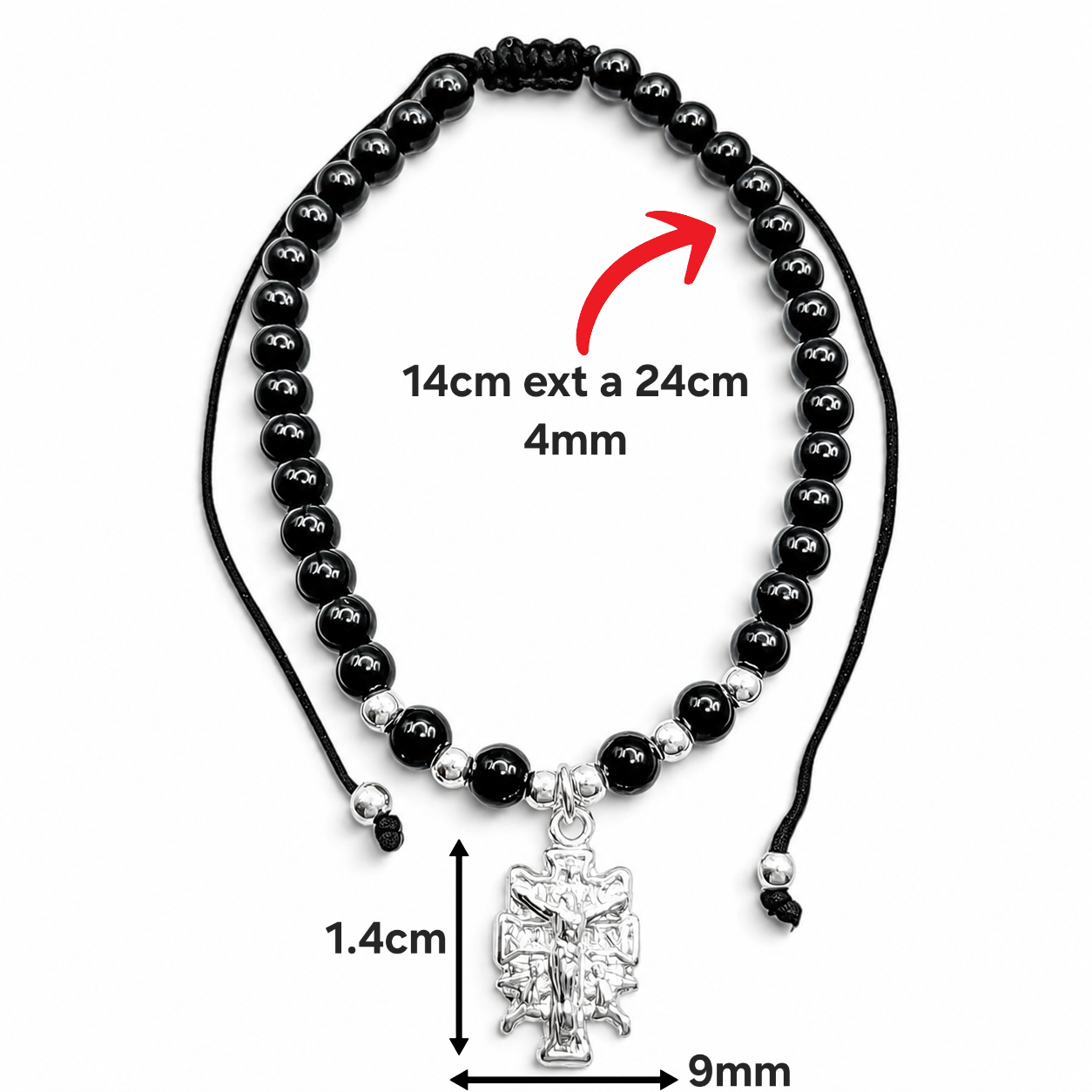 Pulsera Caravaca Plata Ley 925